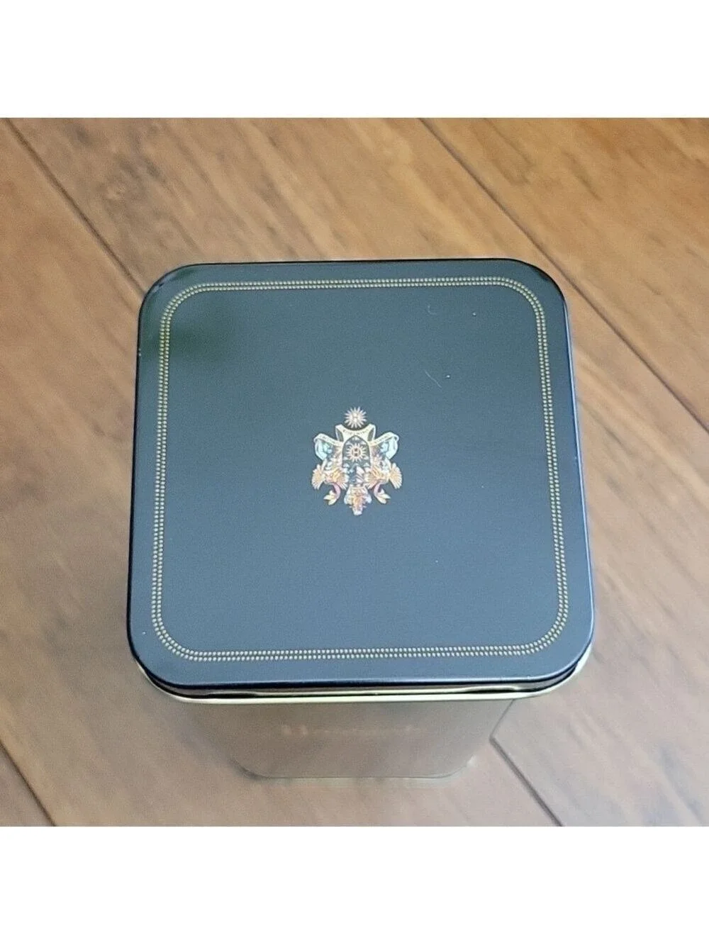 Harrods Knightbridge Butter Sultana Collectible Cookie Tin, Dark Green/Black